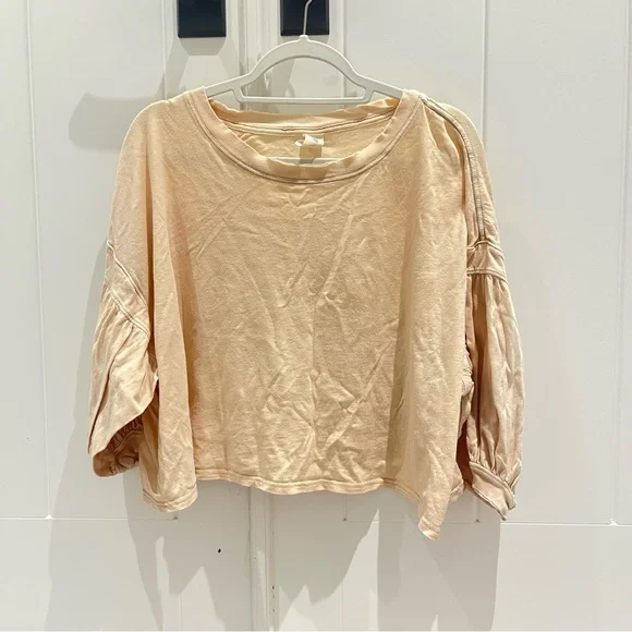 Free People We The Free Sugar Rush Dolman Sleeve Tee in Peach (XS) - Picture 3 of 6